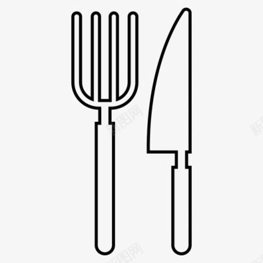 餐厅吃食物美食家图标图标