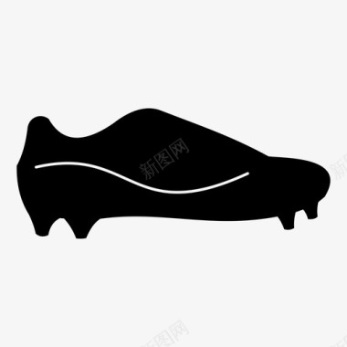 足球鞋运动鞋足球图标图标