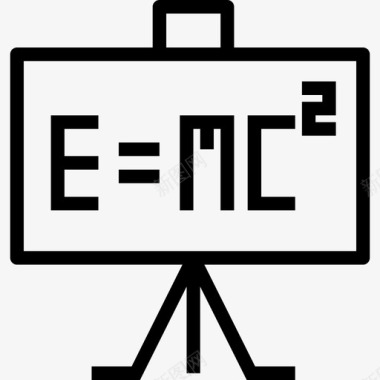 原子科学的图标物理科学2线性图标图标