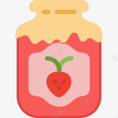 果酱美食套餐平板图标图标