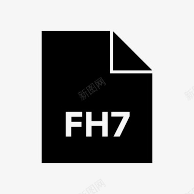 RAW格式文件格式glyph粗体fh7图标图标