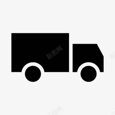 装运和交货交货快速卡车装运图标图标