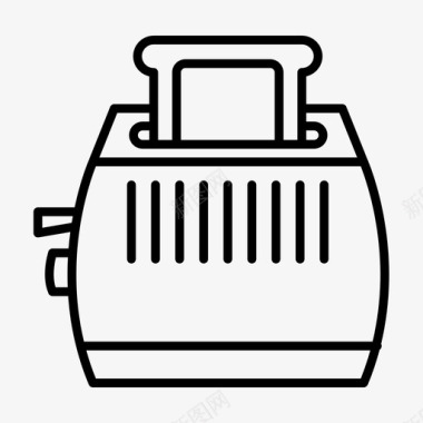 面包的负荷烤面包机电器设备图标图标