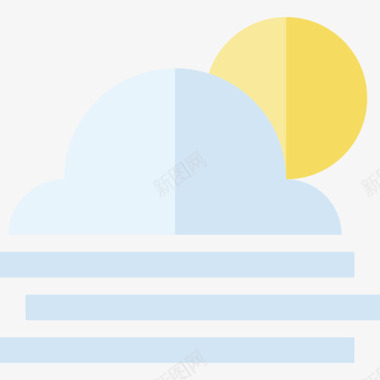 雪天气图标雾天气10平坦图标图标