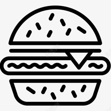 汉堡美食收藏2直系图标图标