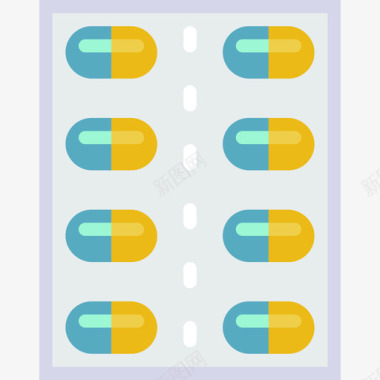 PNG药片药片医疗声明平的图标图标