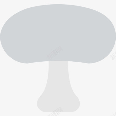 蘑菇美食套餐平板图标图标