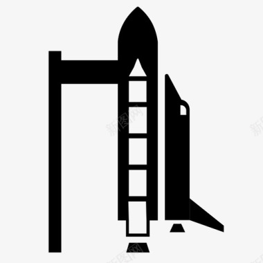 太空船航天飞机太空船宇宙飞船图标图标