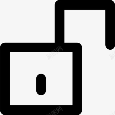 圆形火焰图标挂锁安全图标集合粗体圆形图标