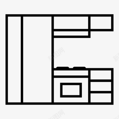 家具品牌标志厨房烹饪家具图标图标