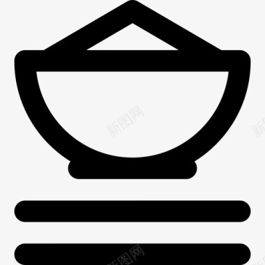 餐厅米饭餐厅直系图标图标