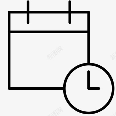 日程日程表日历时间图标图标