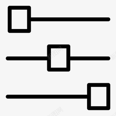 ui矢量设置开关多媒体图标图标