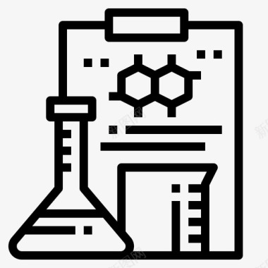 化学练习化学剪贴板实验室图标图标