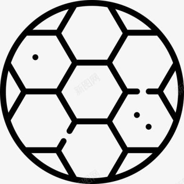 足球高中背景直线型图标图标