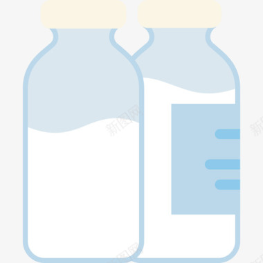 牛奶美食套餐平板图标图标