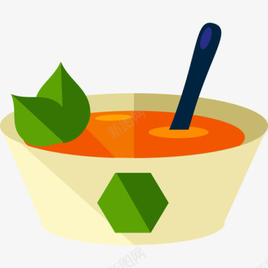 汤食物淡汤图标图标