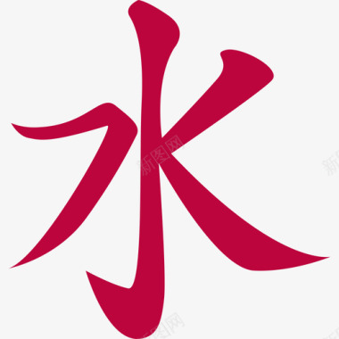儒学信仰象征扁平化图标图标