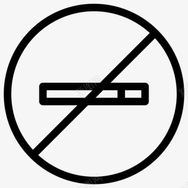 禁止吸烟矢量吸烟标志禁止吸烟办公室图标图标