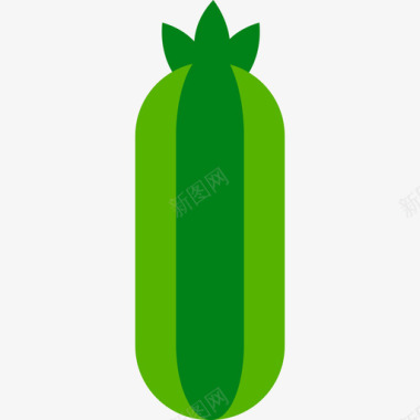 黄瓜食物水果和蔬菜图标图标