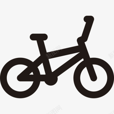 自行车交通工具小型交通工具图标图标