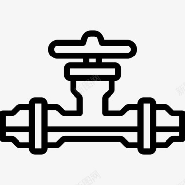 阀门管件阀门工业过程2线性图标图标