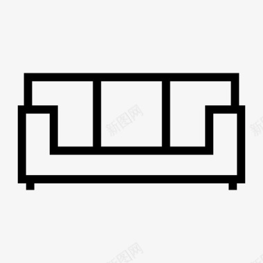 沙发家用客厅图标图标