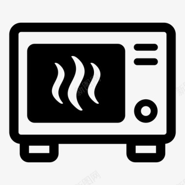 微波炉厨房电器厨房用具2电子产品图标图标
