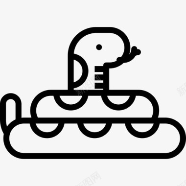 蛇动物5直系图标图标