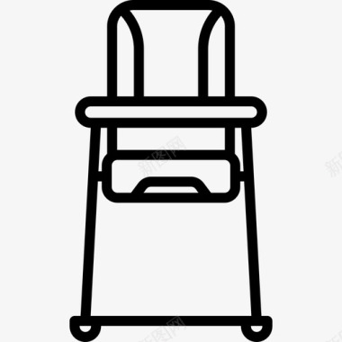 儿童座椅直线座椅图标图标