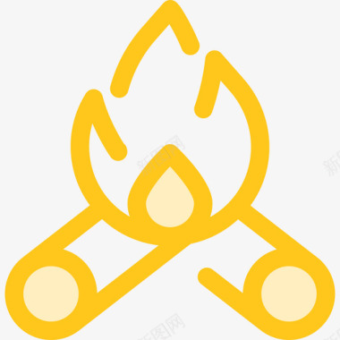 篝火室外3黄色图标图标