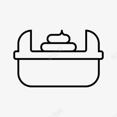 表情吧便便尿布表情符号图标图标