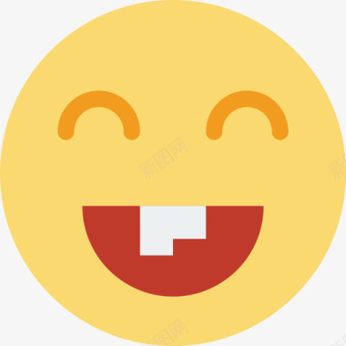 QQ表情图片傻瓜表情符号集平面图图标图标