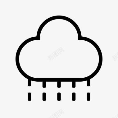 雨水PNG图片天气气候雨水图标图标