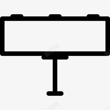 广告牌标志城市元素图标图标