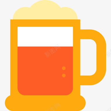 啤酒生日派对7淡啤酒图标图标