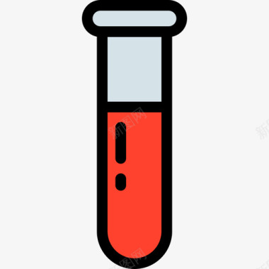 检验血液检验健康与医学2线性颜色图标图标