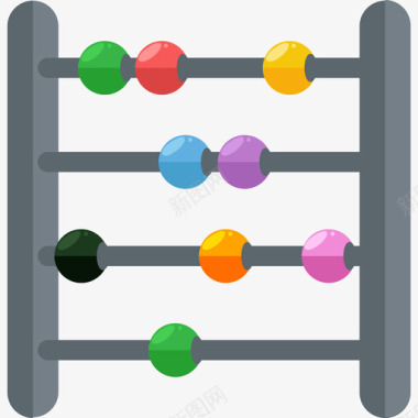 宝宝图片算盘宝宝3扁平图标图标