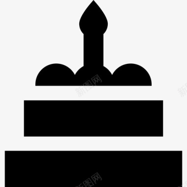 生日蛋糕食物生日派对元素图标图标