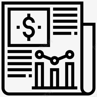 新闻图片素材图表分析业务图标图标