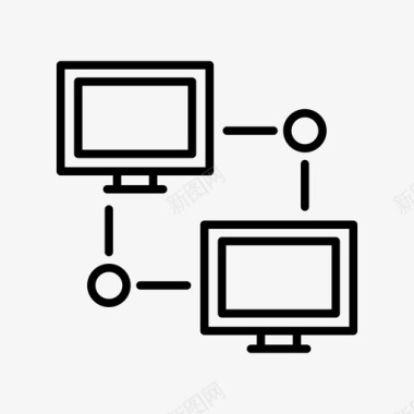 文件传输文件传输数据共享监视器图标图标