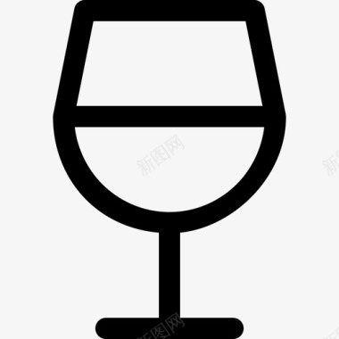 葡萄酒食物12黑色图标图标