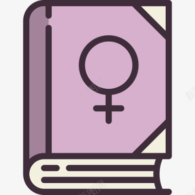 书籍线性妇女节元素线性颜色图标图标