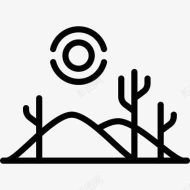 沙漠线性景观1图标图标