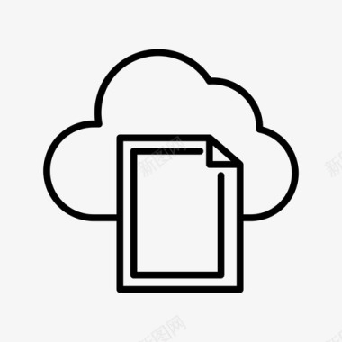 云服务器云数据云文件云服务器图标图标
