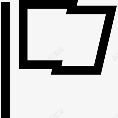 QQ导航标志网络导航线性图标图标