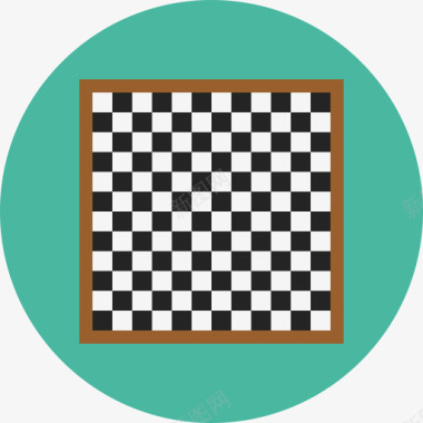 棋盘国际象棋2平盘图标图标