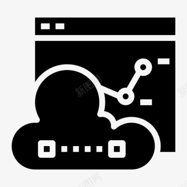 黑鸵鸟云图分析数据图标图标