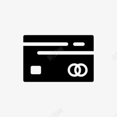 信用卡账单信用卡借记卡电子商务图标图标