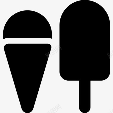 冰淇淋食物儿童节图标图标
